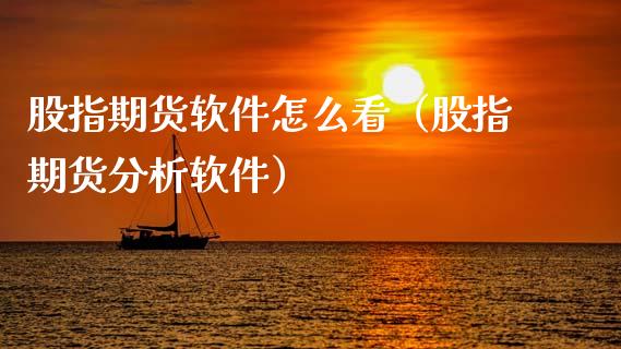 股指期货软件怎么看（股指期货分析软件）_https://www.gzbbqc.com_道指期货_第1张