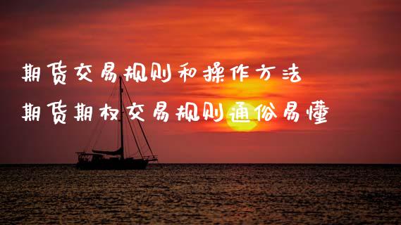 期货交易规则和操作方法 期货期权交易规则通俗易懂_https://www.gzbbqc.com_纳指期货_第1张