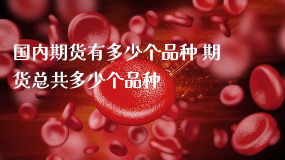 国内期货有多少个品种 期货总共多少个品种_https://www.gnhpgy.com_股指期货_第1张