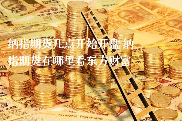 纳指期货几点开始开盘 纳指期货在哪里看财富_https://www.gnhpgy.com_纳指期货_第1张