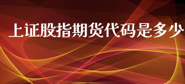 上证股指期货代码是多少_https://www.gzbbqc.com_道指期货_第1张