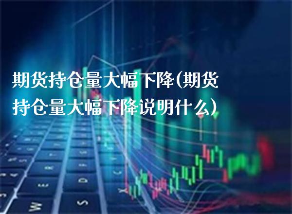 期货持仓量大幅下降(期货持仓量大幅下降说明什么)_https://www.gzbbqc.com_纳指期货_第1张
