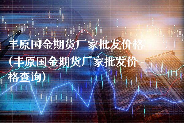 丰原国金期货厂家批发价格(丰原国金期货厂家批发价格查询)_https://www.gzbbqc.com_股指期货_第1张