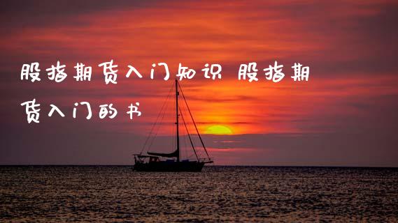 股指期货入门知识 股指期货入门的书_https://www.gnhpgy.com_期货知识_第1张