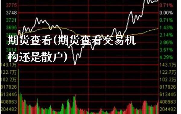 期货查看(期货查看交易机构还是散户)_https://www.gzbbqc.com_德指期货_第1张