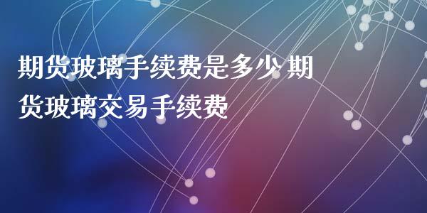 期货玻璃手续费是多少 期货玻璃交易手续费_https://www.gzbbqc.com_德指期货_第1张
